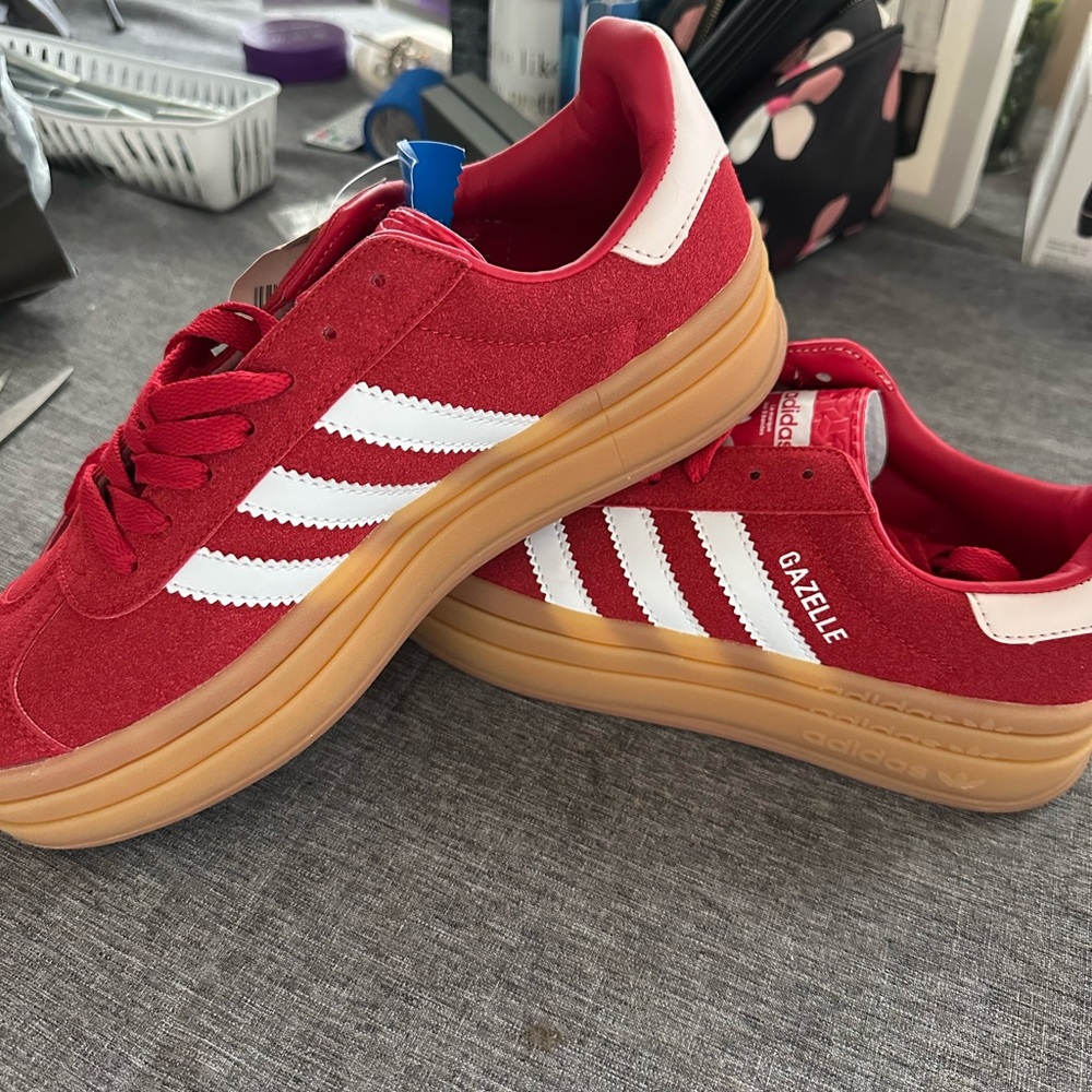 Adidas Gazelle Women's Red Sneakers